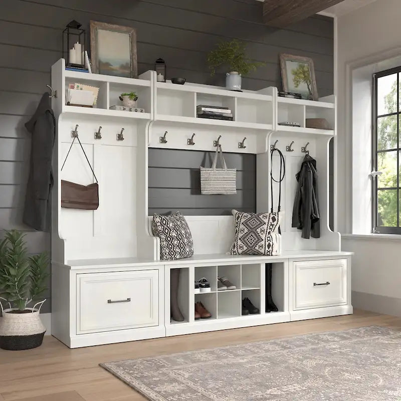 Set per l'ingresso Woodland con appendiabiti di Bush Furniture
