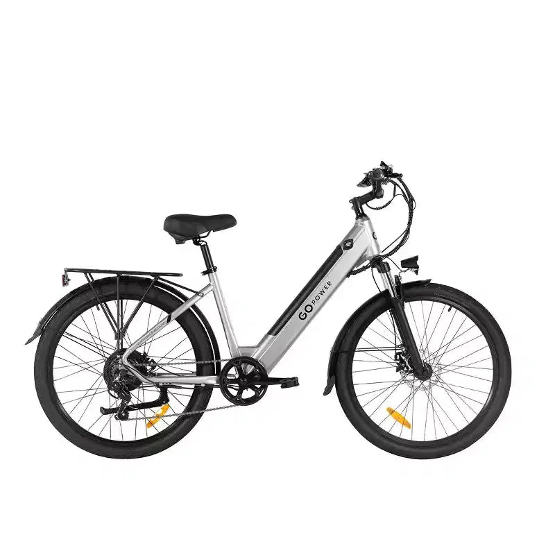GoPowerBike GoVelo Bici Elettrica per Adulti, Motore da 500W, Batteria Rimovibile, Pneumatici da 26", Velocità Massima 32 km/h, Autonomia Oltre 80 km