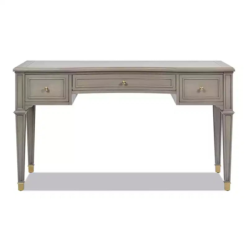Scrivania direzionale in legno a 3 cassetti Dauphin 55 di Jennifer Taylor Home