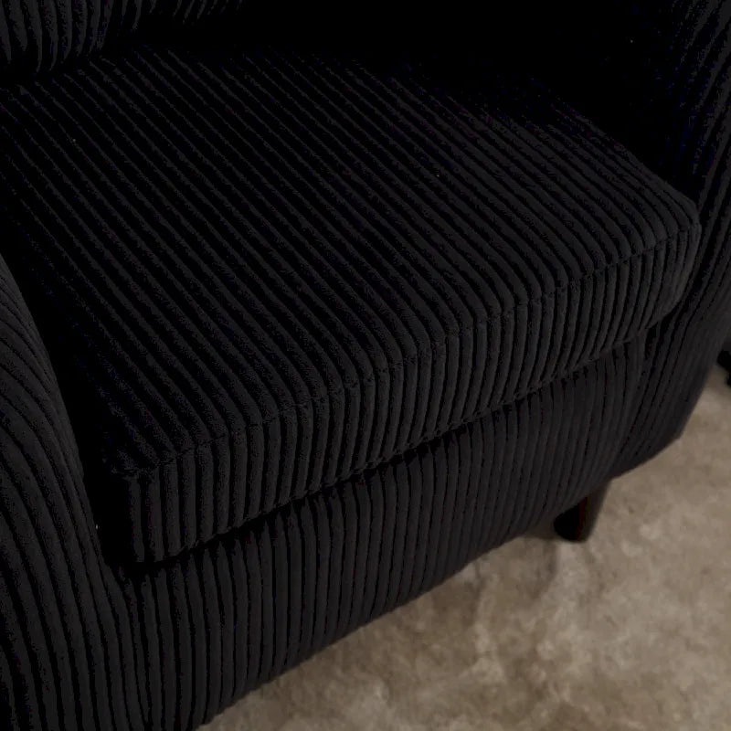 Fauteuil style moderne Fauteuil crapaud avec coussin et oreiller, canapé simple