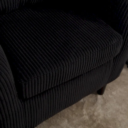 Fauteuil style moderne Fauteuil crapaud avec coussin et oreiller, canapé simple