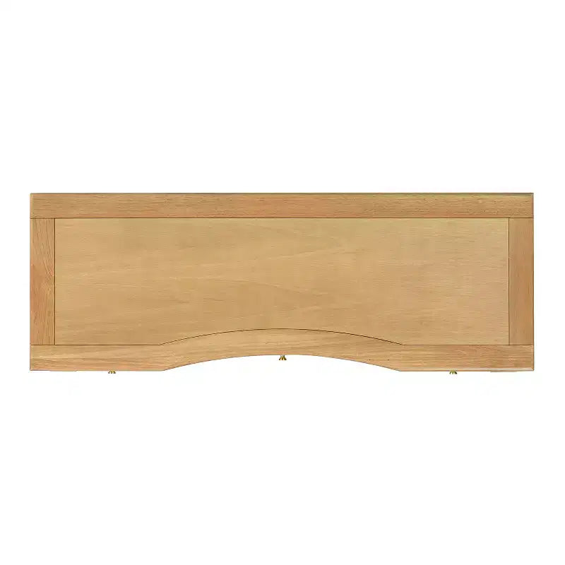 Scrivania direzionale in legno a 3 cassetti Dauphin 55 di Jennifer Taylor Home