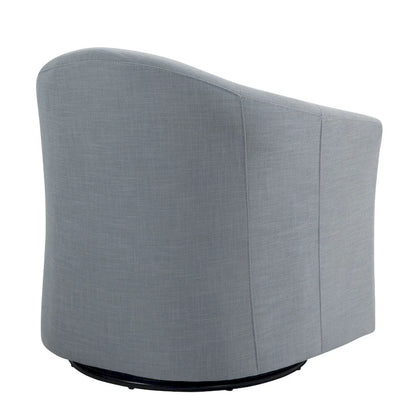 Lot de 2 fauteuils pivotants modernes avec accoudoirs pour salon