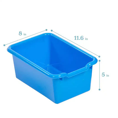 Meuble de rangement 15 bacs ECR4Kids Streamline avec 15 bacs à façade incurvée, 3x5, mobilier pour enfants