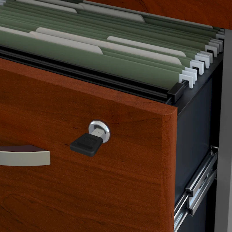 Bureau en L 72W de la Série C avec tiroirs par Bush Business Furniture