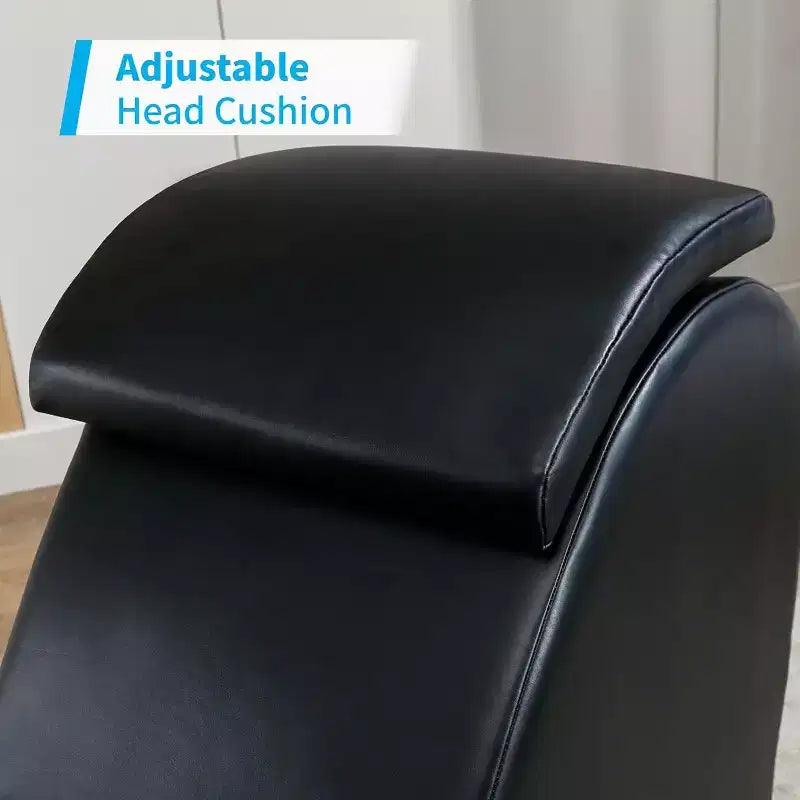 Chaise longue da yoga da 60 pollici con cuscino poggiatesta regolabile