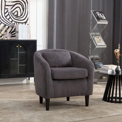 Fauteuil style moderne Fauteuil crapaud avec coussin et oreiller, canapé simple