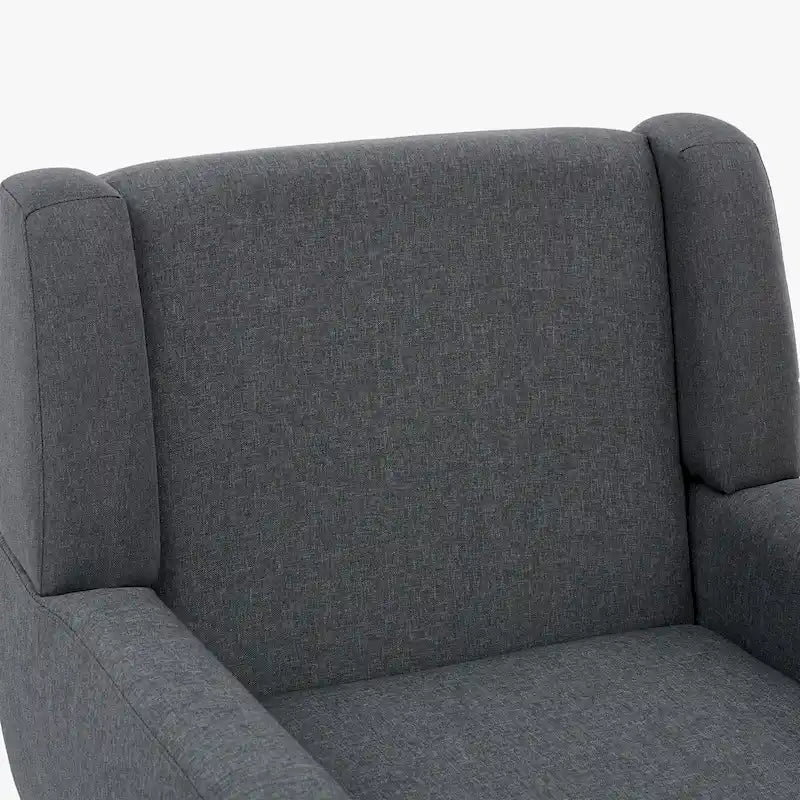 Fauteuil d'appoint en lin, à oreilles, lot de 2