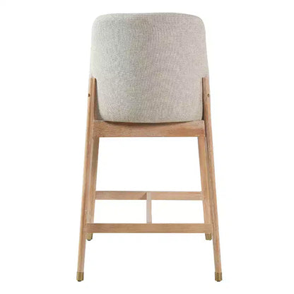 Sgabelli da bancone imbottiti Christopher Knight Home Alexandra Farmhouse in legno di gomma con schienale curvo (Set di 4)