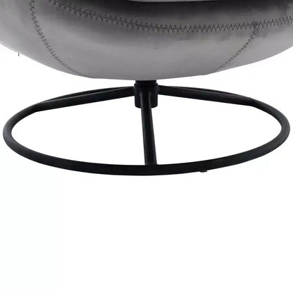 Fauteuil d'appoint en velours Okak avec pouf, fauteuil de salon moderne de style scandinave sans accoudoirs, fauteuil d'appoint doux et confortable pour regarder la télévision, jouer à des jeux