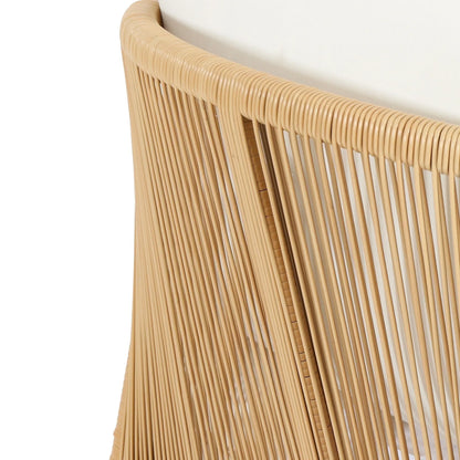 Set di poltrone da esterno Jabe in legno di acacia e vimini di Christopher Knight Home