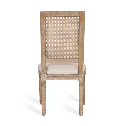 Lot de 6 chaises de salle à manger Regina en bois et cannage de style campagne française - Christopher Knight Home