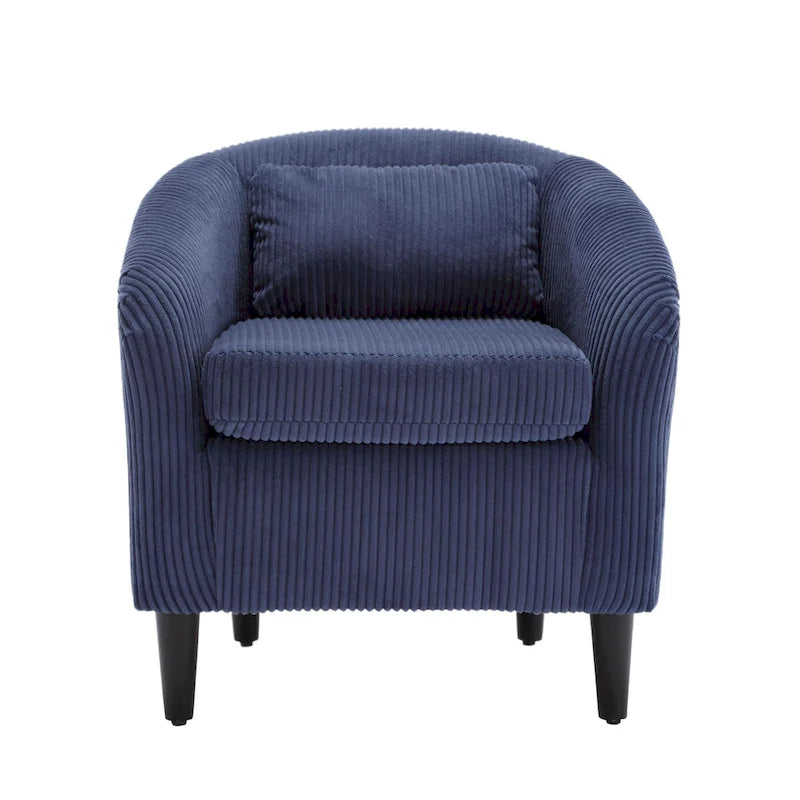 Fauteuil style moderne Fauteuil crapaud avec coussin et oreiller, canapé simple