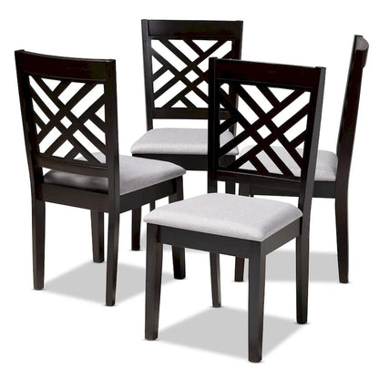 Set di 4 sedie da pranzo moderne e contemporanee