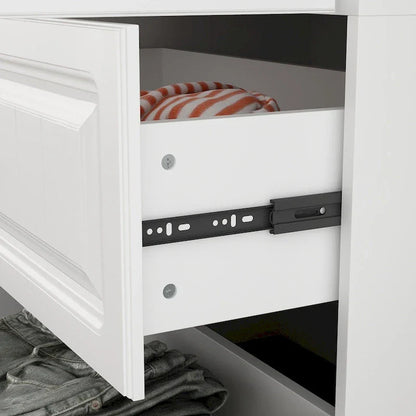 93.9H/74.2H Armoires Penderie Placard Rangement avec Tiroirs