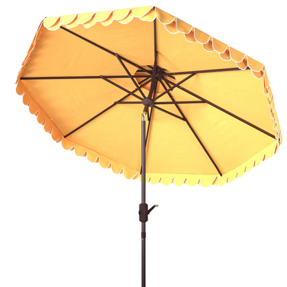 Parasol déporté double toit 274 cm avec cantonnière Kjerstin SAFAVIEH Outdoor