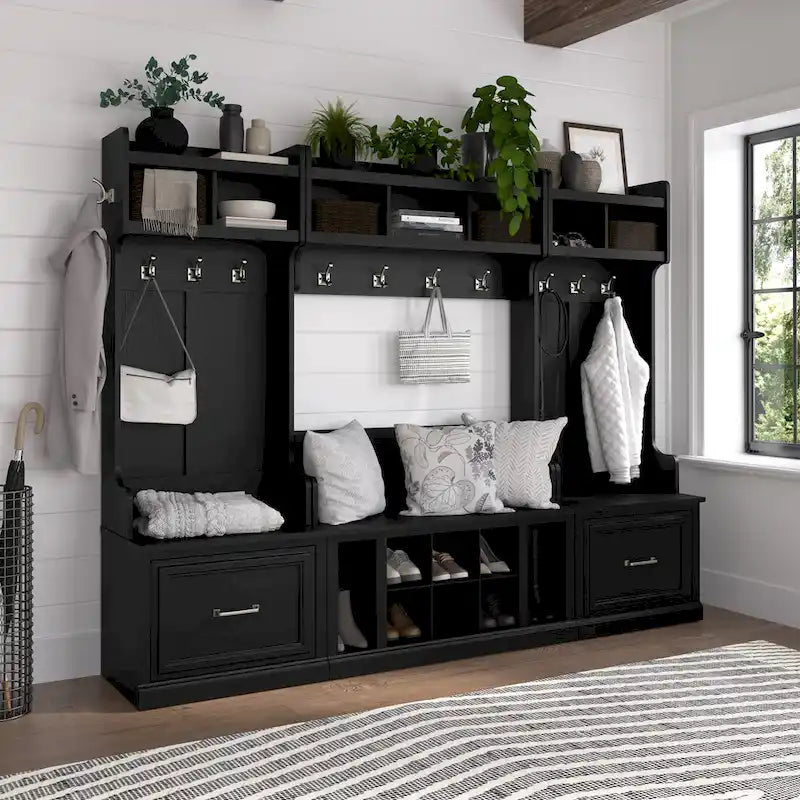 Set per l'ingresso Woodland con appendiabiti di Bush Furniture