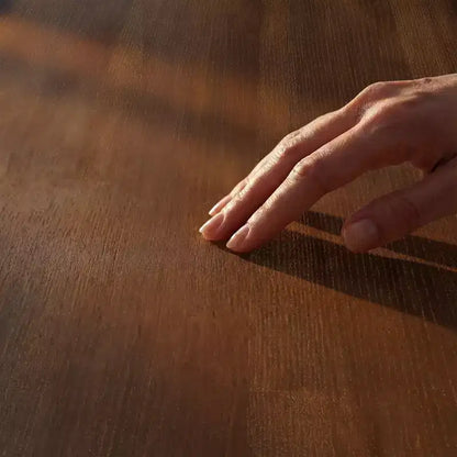 Set da Pranzo Moderno - Tavolo 80" + 6 Sedie Imbottite, Struttura in Legno Massello, Capacità Tavolo 400 libbre, Facile Montaggio