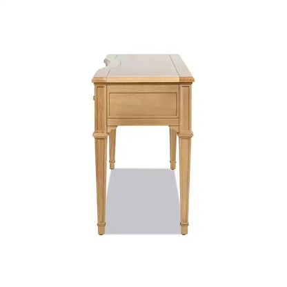Scrivania direzionale in legno a 3 cassetti Dauphin 55 di Jennifer Taylor Home