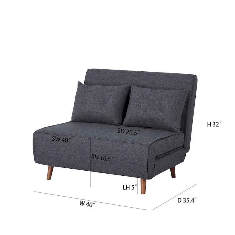 Fauteuil convertible Jackson d'Artdeco Home