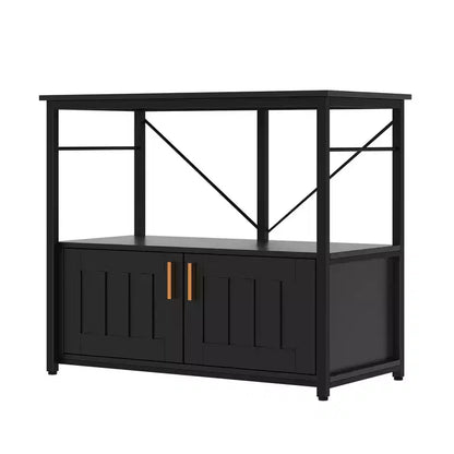 Supporto per acquario resistente per vasche da 150-190 litri, mobile in metallo e legno, capacità 300 kg, porta accessori per pesci, organizer elegante per la casa