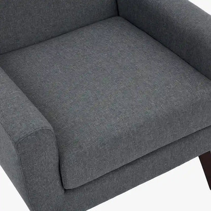 Fauteuil d'appoint en lin, à oreilles, lot de 2