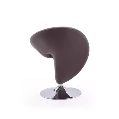 Ensemble de 2 fauteuils pivotants d'appoint Curl en mélange de laine - Manhattan Comfort
