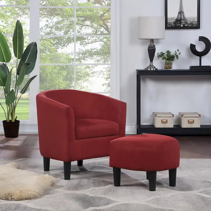 Convenience Concepts Take a Seat Churchill, Poltrona e Pouf