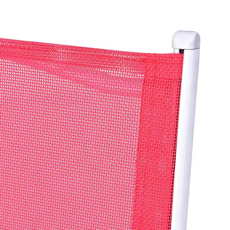 Costway Ensemble de 3 chaises de table de bistrot pliantes, mobilier de jardin, terrasse, rouge