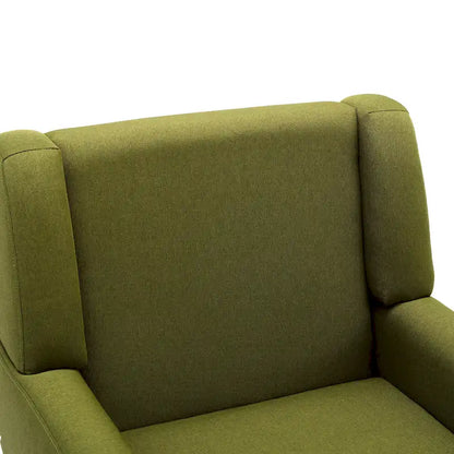 Fauteuil d'appoint en lin, à oreilles, lot de 2