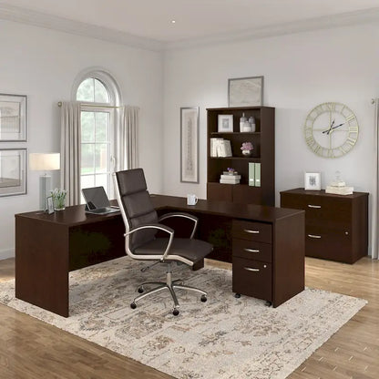 Bureau en L 72W de la Série C avec tiroirs par Bush Business Furniture