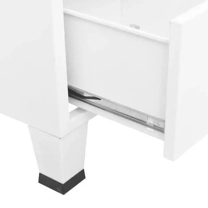 vidaXL Armoire en tôle noire avec étagères réglables moyennes