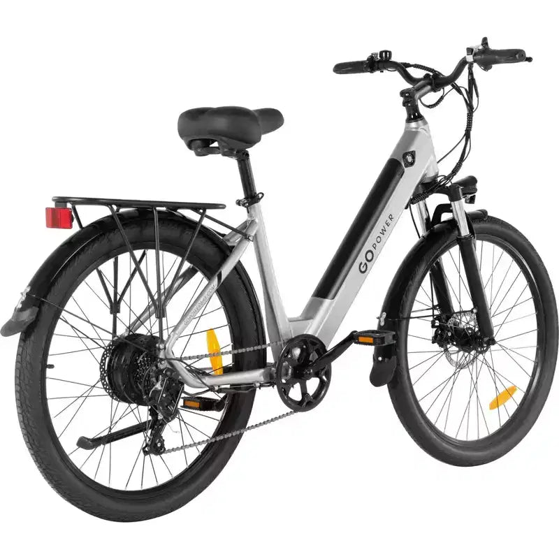GoPowerBike GoVelo Bici Elettrica per Adulti, Motore da 500W, Batteria Rimovibile, Pneumatici da 26", Velocità Massima 32 km/h, Autonomia Oltre 80 km