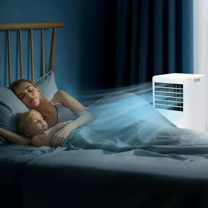 Condizionatore d'aria portatile da 8.000 BTU - 3-in-1 Raffreddamento, Deumidificatore e Ventilatore per ambienti fino a 32,5 mq con Modalità Sleep e 1 Anno di Garanzia