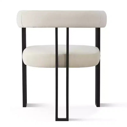 Set tavolo da pranzo allungabile da 120-210 cm per 4 persone, tavolo nero e 4 sedie da pranzo imbottite in velluto con gambe in metallo, stile moderno