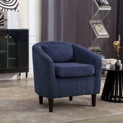 Fauteuil style moderne Fauteuil crapaud avec coussin et oreiller, canapé simple