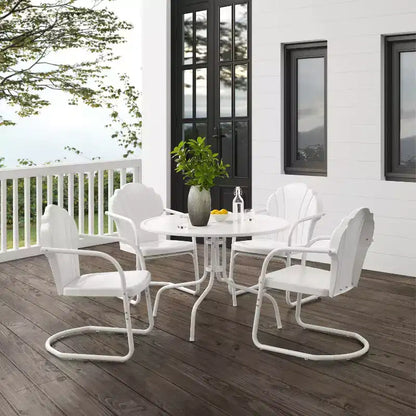 Set da pranzo da esterno Crosley Tulip da 5 pezzi