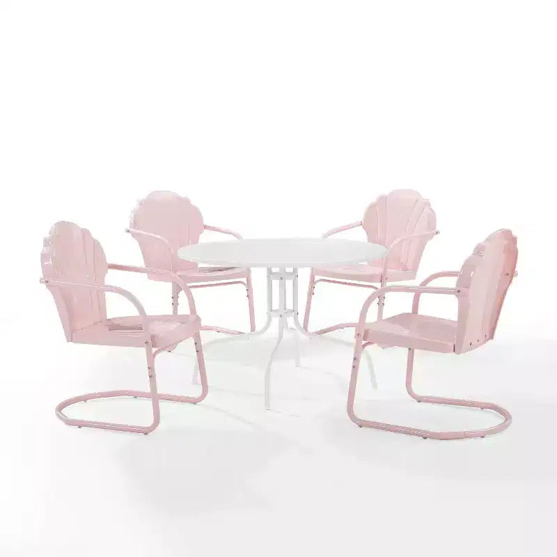 Set da pranzo da esterno Crosley Tulip da 5 pezzi