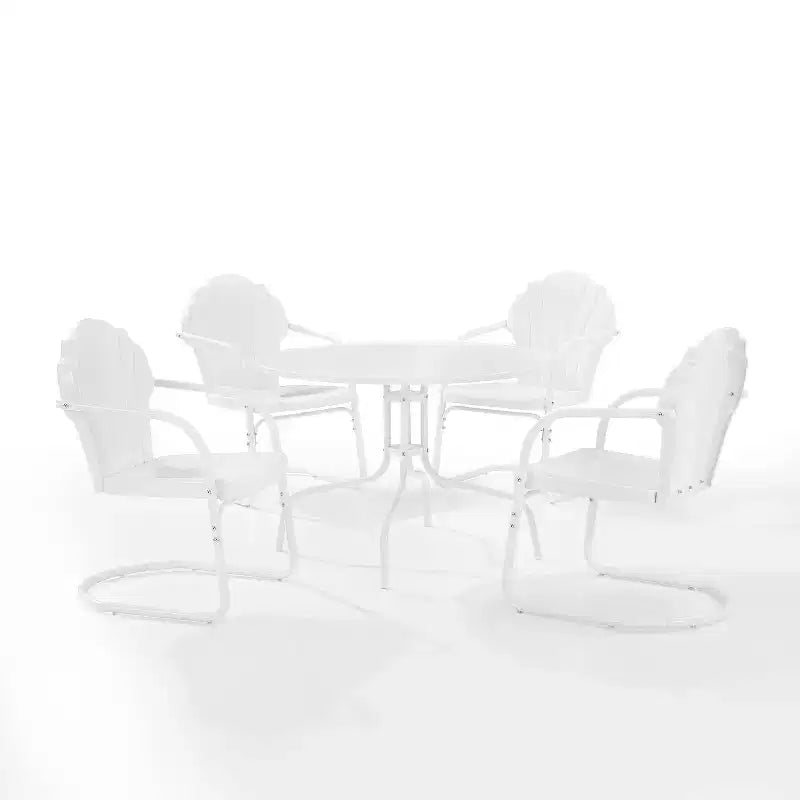 Set da pranzo da esterno Crosley Tulip da 5 pezzi