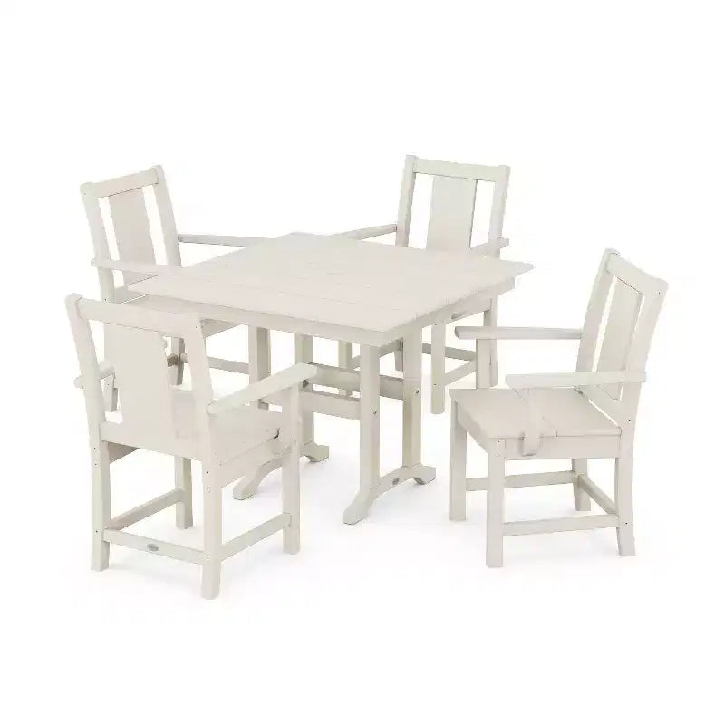 Set da pranzo da esterno POLYWOOD Prairie Farmhouse a 5 pezzi