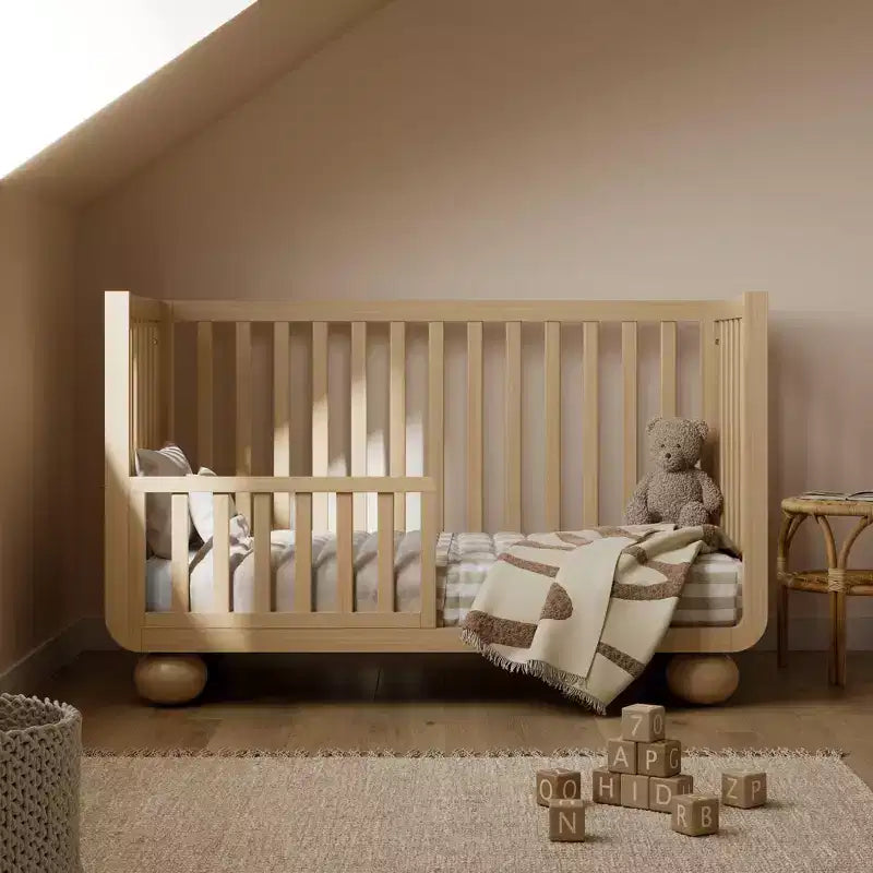 Storkcraft Amalfi Deluxe Culla Trasformabile 5-in-1 con Sponda di Sicurezza per Bambini Inclusa
