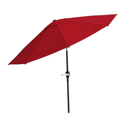 Ensemble de salle à manger d'extérieur 8 pièces Alaterre Furniture, table Okemo avec parasol inclinable automatique de 3 mètres