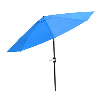 Ensemble de salle à manger d'extérieur 8 pièces Alaterre Furniture, table Okemo avec parasol inclinable automatique de 3 mètres