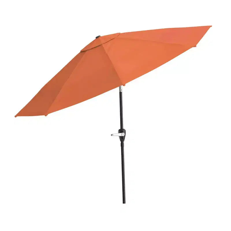Ensemble de salle à manger d'extérieur 8 pièces Alaterre Furniture, table Okemo avec parasol inclinable automatique de 3 mètres