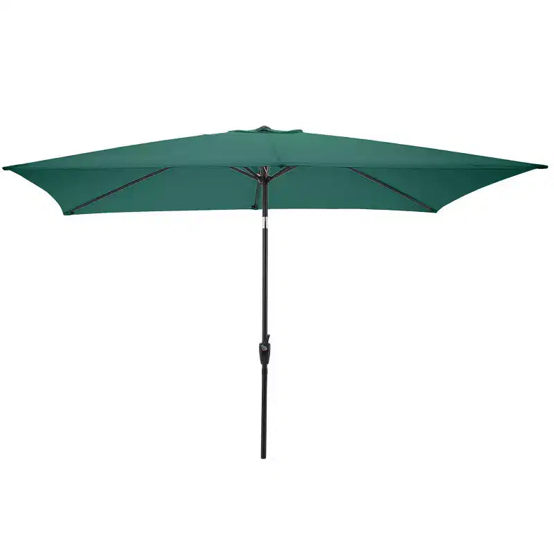 Ensemble de salle à manger d'extérieur 8 pièces Alaterre Furniture, table Okemo avec parasol rectangulaire de 3 mètres