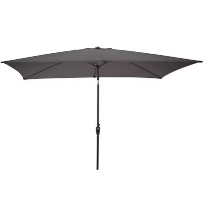 Ensemble de salle à manger d'extérieur 8 pièces Alaterre Furniture, table Okemo avec parasol rectangulaire de 3 mètres