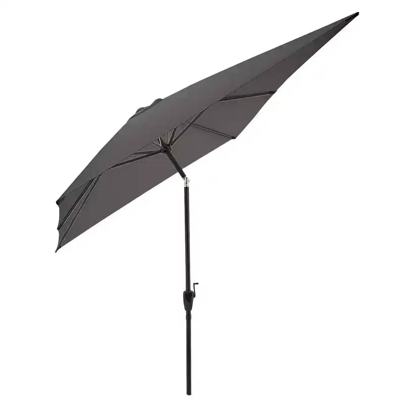 Ensemble de salle à manger d'extérieur 8 pièces Alaterre Furniture, table Okemo avec parasol rectangulaire de 3 mètres
