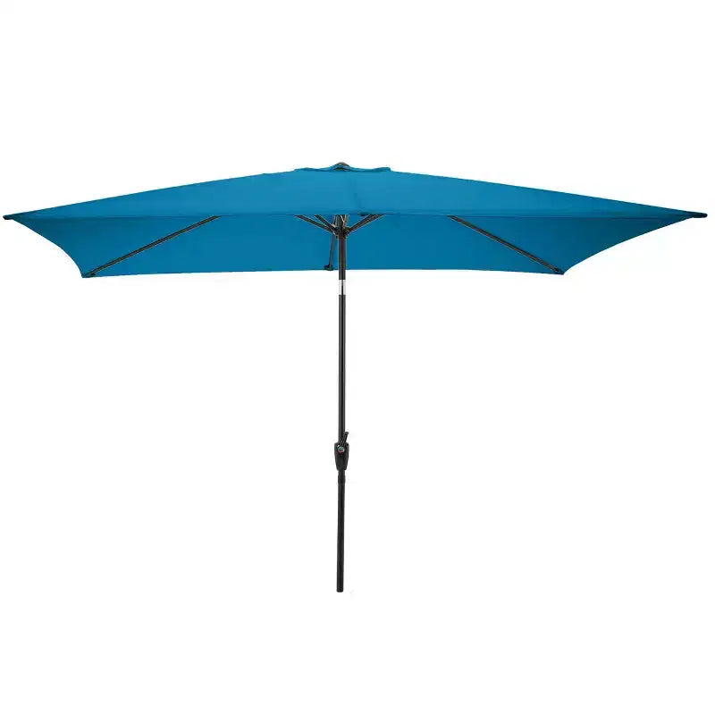 Ensemble de salle à manger d'extérieur 8 pièces Alaterre Furniture, table Okemo avec parasol rectangulaire de 3 mètres