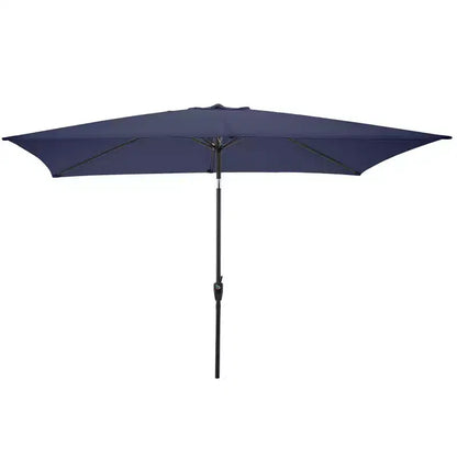 Ensemble de salle à manger d'extérieur 8 pièces Alaterre Furniture, table Okemo avec parasol rectangulaire de 3 mètres