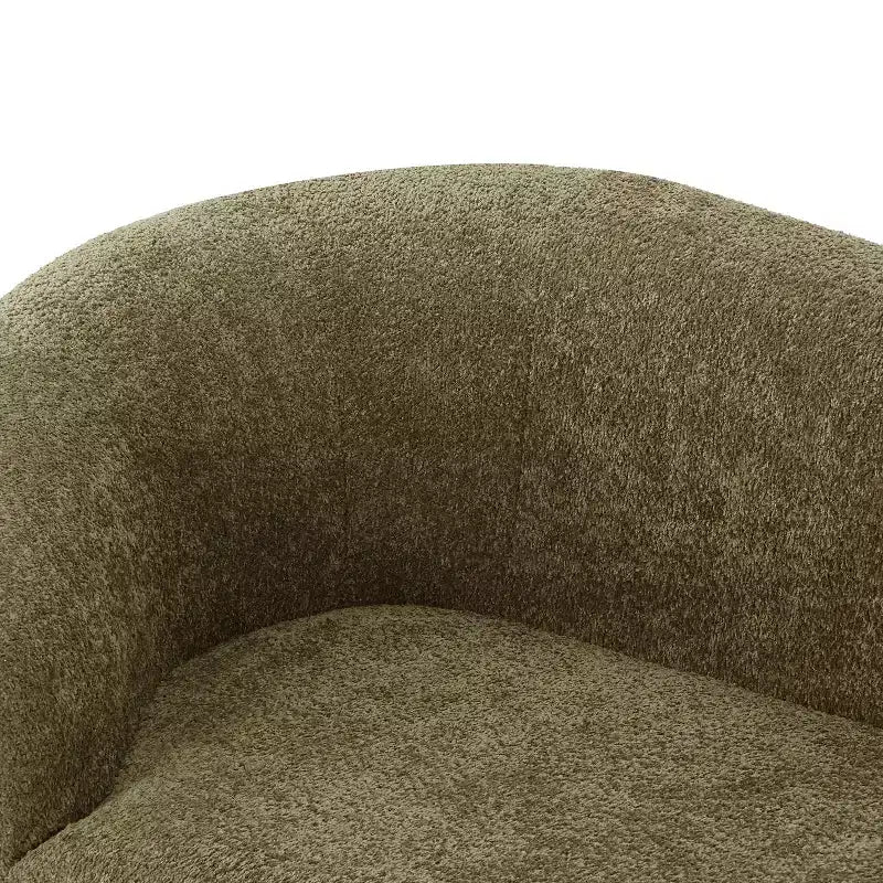 ModernLuxe Chaise Longue, Divano Moderno Metà Secolo con Struttura in Legno di Gomma, Daybed Orientato a Sinistra per Soggiorno
